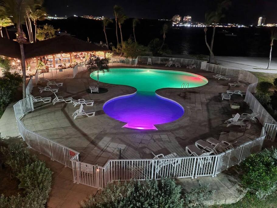 Superbe Studio Lumineux, Vue Sur Piscine Et Mer Baie Nettle Bagian luar foto