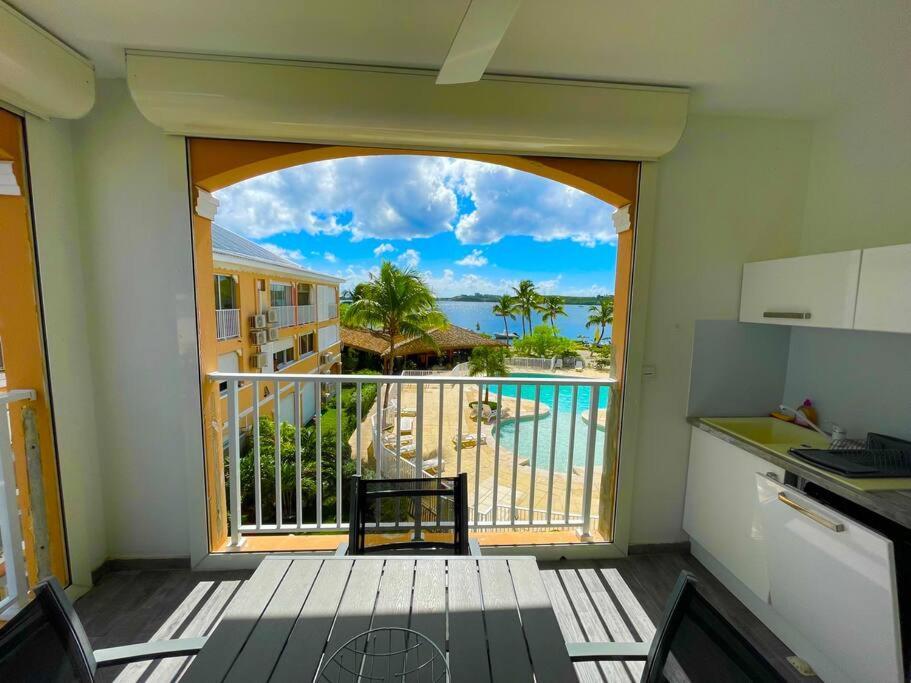 Superbe Studio Lumineux, Vue Sur Piscine Et Mer Baie Nettle Bagian luar foto